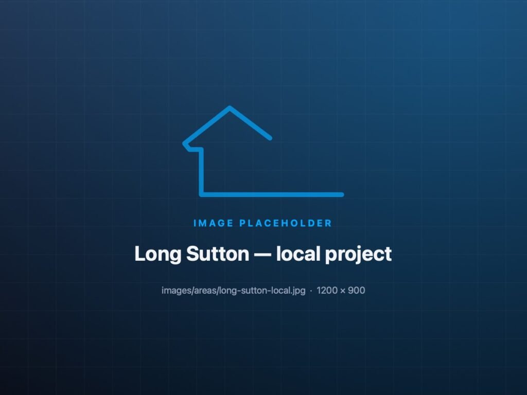 Recent building project in Long Sutton