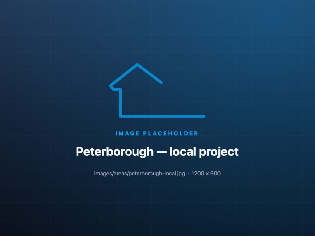 Recent building project in Peterborough