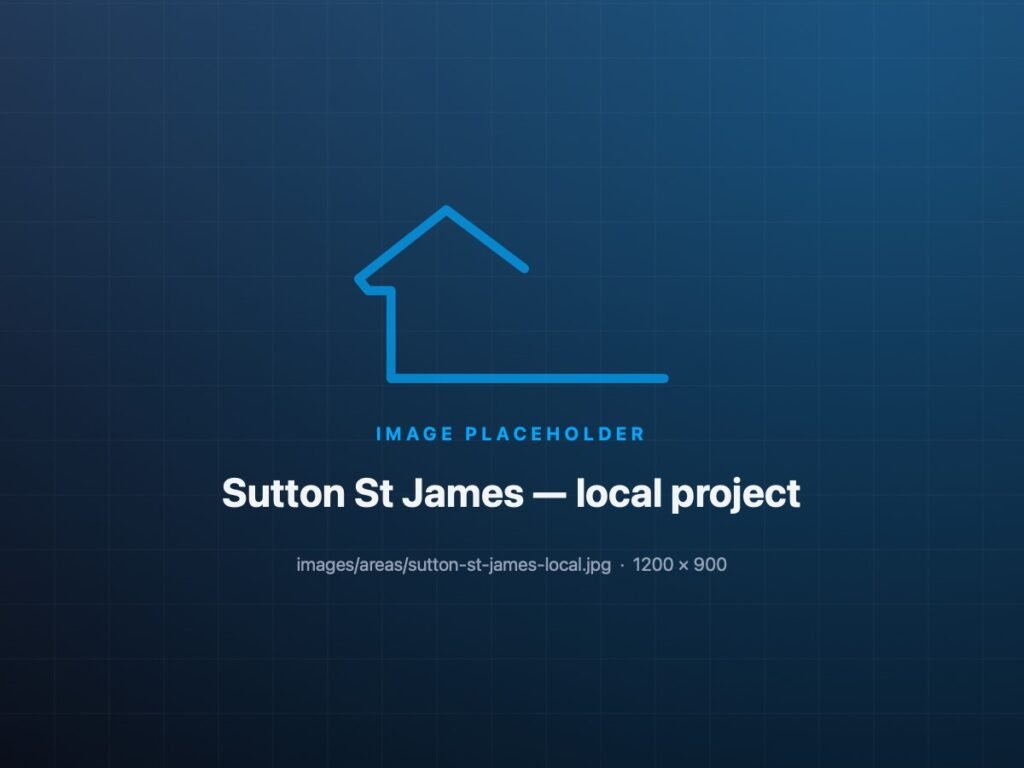 Recent building project in Sutton St James