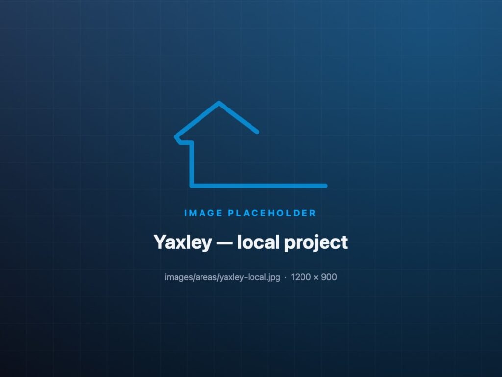 Recent building project in Yaxley