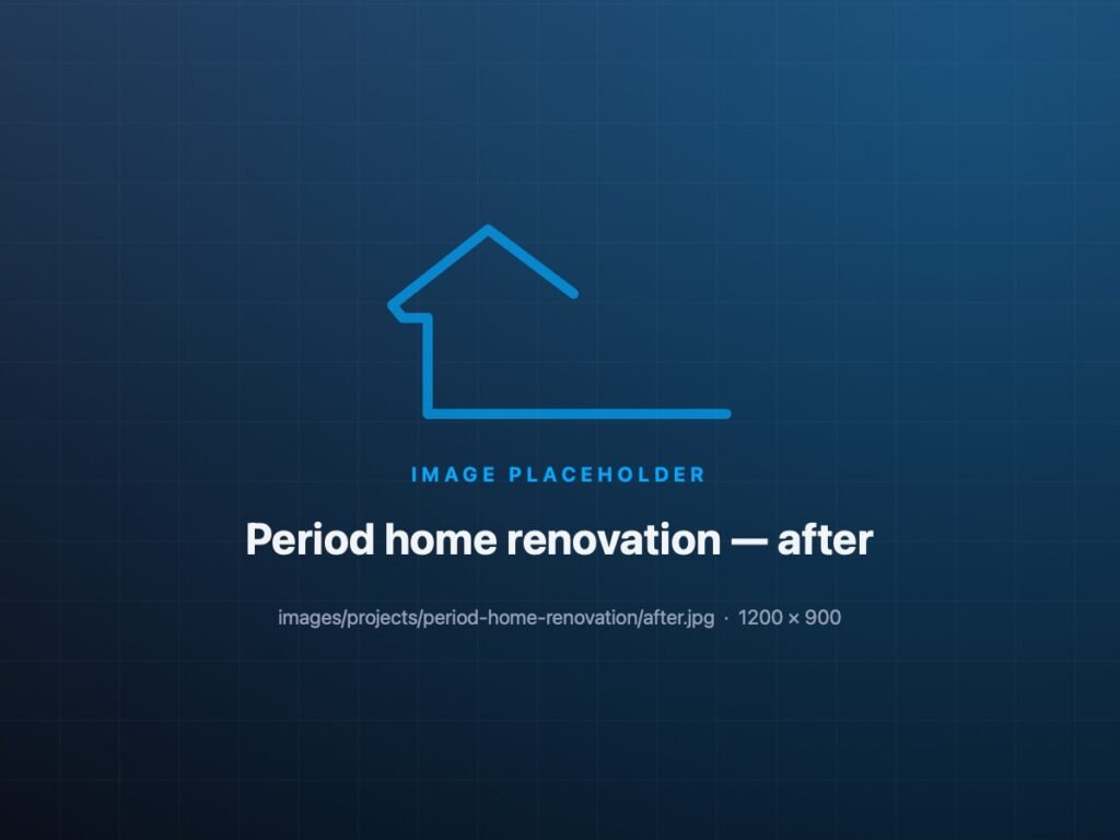 Period home renovation: the finished project