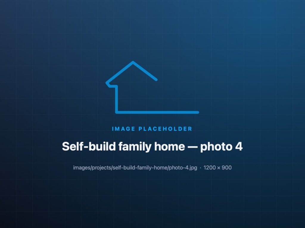 Completed self-build family home — photo 4